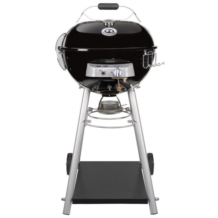 Outdoorchef Leon 570 - Single Burner Gas Kettle BBQ Grill - Black