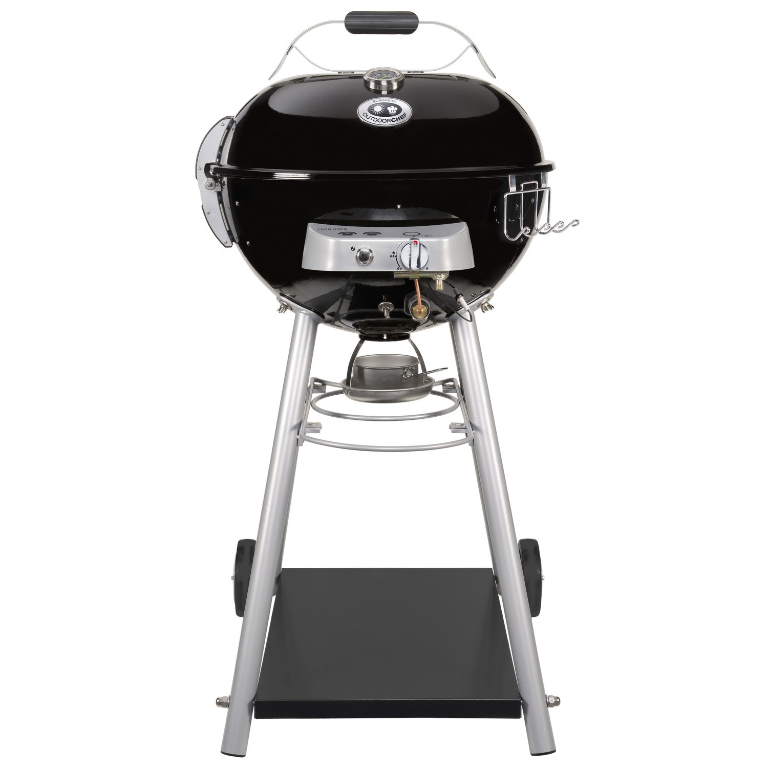 Outdoor Chef Leon 570 - Single Burner Gas Kettle BBQ Grill - Black