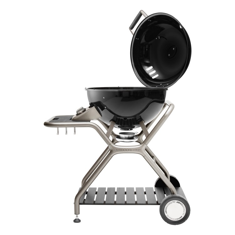 Outdoor Chef Ascona 570 G - 2 Burner Gas Kettle BBQ Grill - Stainless Steel