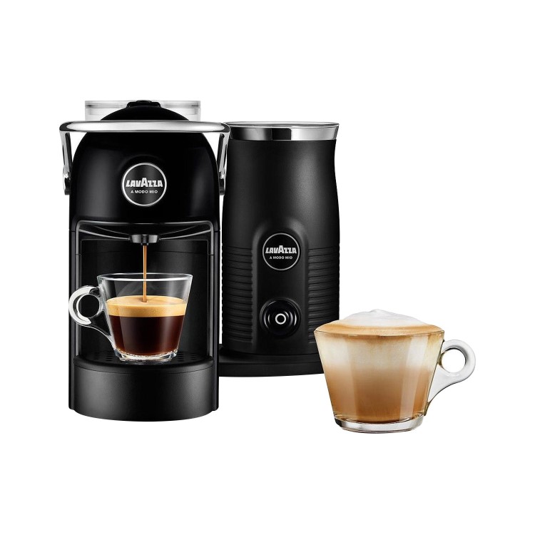 Lavazza 18000216 Jolie Coffee Machine & Milk Frother - Black