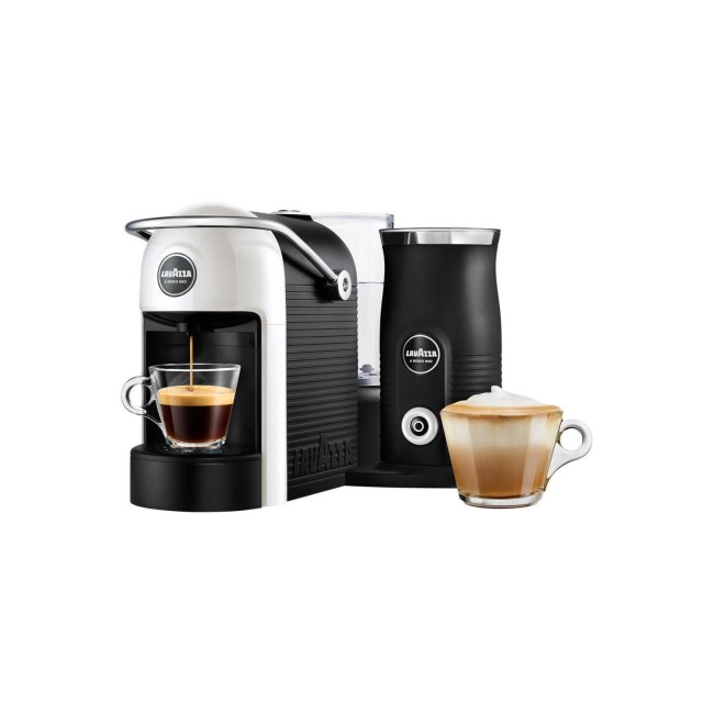 Lavazza 18000230 Jolie Coffee Machine & Milk Frother - White