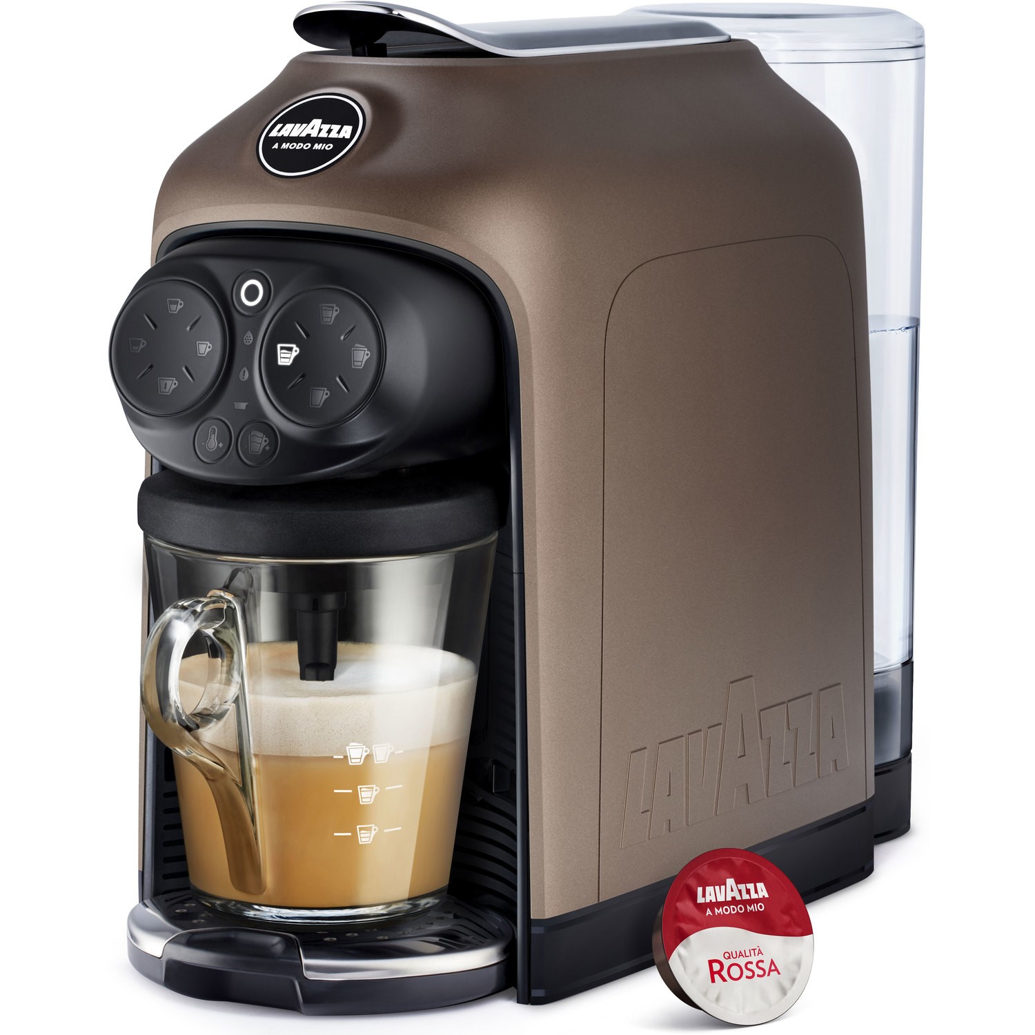 Lavazza 18000289 Desea Coffee Machine Walnut Brown Appliances Direct