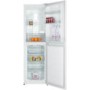GRADE A3 - Heavy cosmetic damage - Daewoo RN305NS 55cm Wide Freestanding Frost Free Fridge Freezer Silver