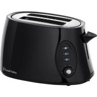 Russell Hobbs 18026 Dec12 2 Slice Stylis Black Stainless Steel Toaster