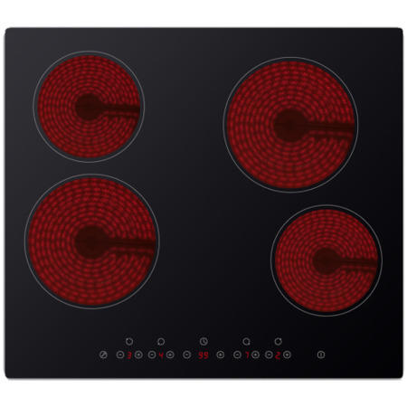 GRADE A2 - Light cosmetic damage - ElectrIQ Ceramic 60cm Touch Control Hob