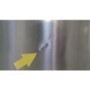 GRADE A3 - Heavy cosmetic damage - AEG A71101TSX0 92L 85x60cm Under Counter Freestanding Freezer - Silver With Antifingerprint Stainless Steel Door