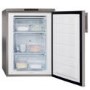 GRADE A3 - Heavy cosmetic damage - AEG A71101TSX0 92L 85x60cm Under Counter Freestanding Freezer - Silver With Antifingerprint Stainless Steel Door
