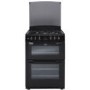 GRADE A1 - As new but box opened - Belling FSDF60DOW Double Oven 60cm Dual Fuel Cooker - Black