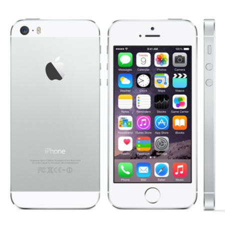 Grade A1 Apple iPhone 5s Silver 4" 16GB 4G Unlocked & SIM Free