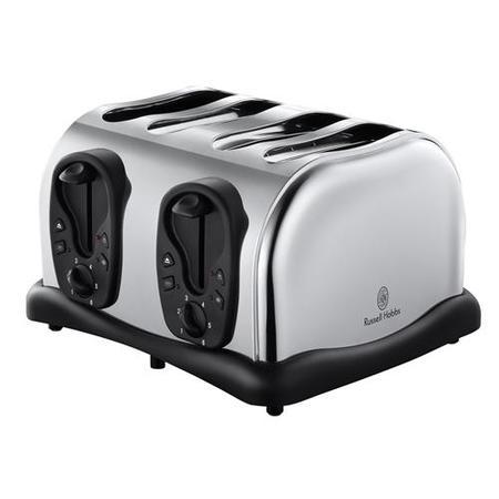 Russell Hobbs 18140 Pf 4 Slice Polished Stainless Steel Toaster