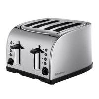 Russell Hobbs 18210 Jul13 Texas 4 Slice Toaster S/steel