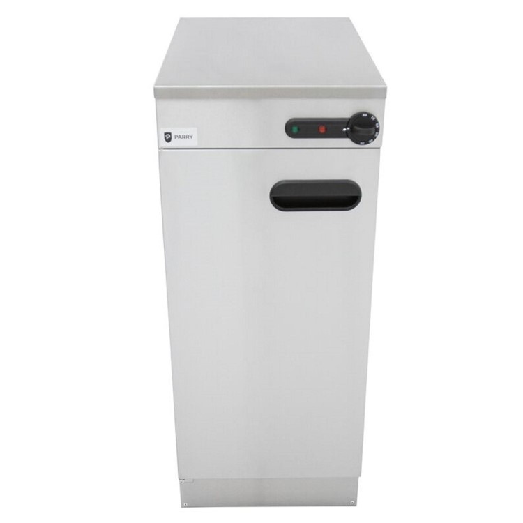 Parry 1832 Tall Single Door Electric Plate Warmer - Hot Cupboard - 120 Plate Capacity. Fitted UK Plug. Made In Britain