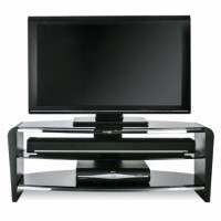 Alphason FRN1100/3BLK Francium 1100 Black TV Stand