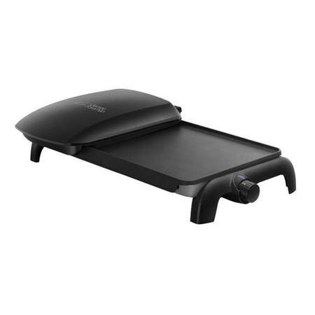 George Foreman 18603 10 Portion Grill Griddle - Black