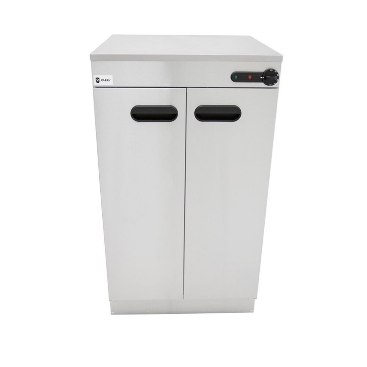 Parry 1863 Tall Double Door Electric Plate Warmer - Hot Cupboard - 240 Plate Capacity. Fitted UK Plug. Made In Britain