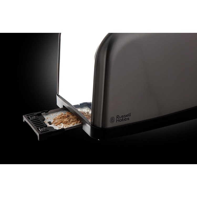 Russell Hobbs Futura 2 Slice Toaster - Brushed Stainless Steel
