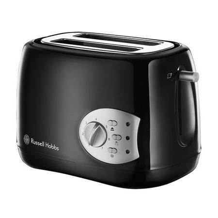 Russell Hobbs 18800 Buxton 2 Slice Gloss Black Toaster