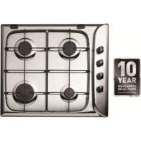 GRADE A2 - Light cosmetic damage - Hotpoint G640SX 60cm Wide 4 Burner Gas Hob With Flame Failure