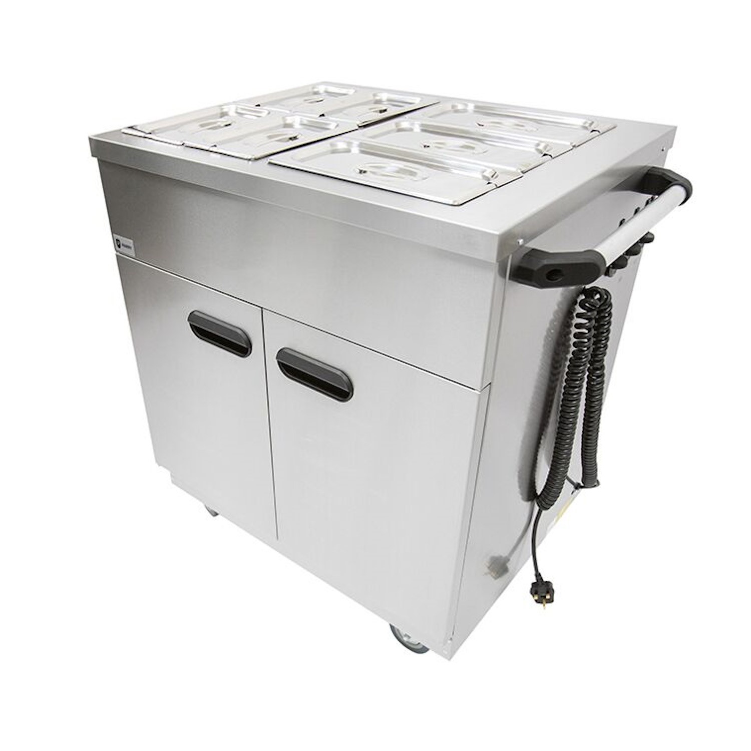 Parry Catering Equipment Parry 1887 Commercial Mobile Hot Cupboard Dry Heat Bain Marie 865Mm Wide