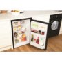 GRADE A2 - Hotpoint RLAAV22K1 55cm Freestanding Under Counter Fridge Shiny Black