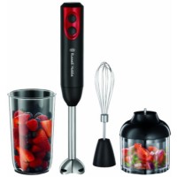 Russell Hobbs 18980 Desire 3 In 1 Hand Blender Black With Red Accents