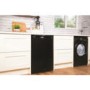 GRADE A2 - Hotpoint RLAAV22K1 55cm Freestanding Under Counter Fridge Shiny Black
