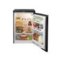 GRADE A2 - Hotpoint RLAAV22K1 55cm Freestanding Under Counter Fridge Shiny Black