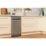 GRADE A2 - Hotpoint SIAL11010G 10 Place Slimline Freestanding Dishwasher Graphite