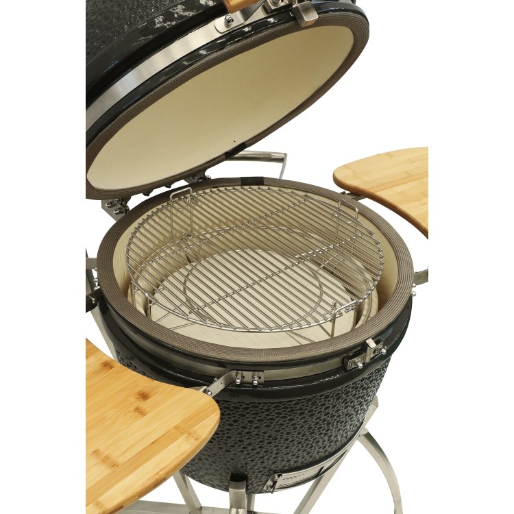 Boss Grill Half Moon Heat Deflector for 18" Boss Grill Ceramic BBQs