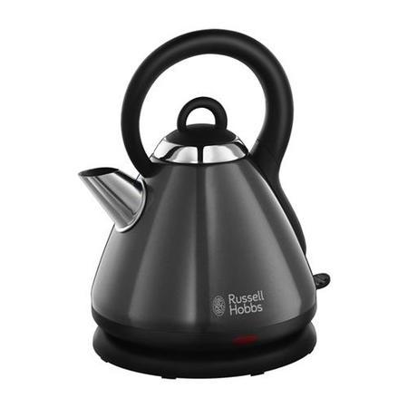 Russell Hobbs 19144 Heritage Traditional Metallic Graphite 1.8lt Kettl