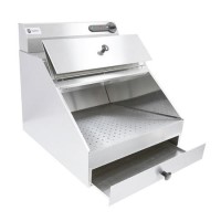 Parry 1925 Countertop Electric Chip Scuttle With Folding Lid. 3kg Capacity. UK Plug. Made In Britain