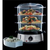 Russell Hobbs 19270 3-Tier Stainless Steel Food Steamer
