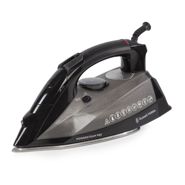 Russell Hobbs 19330 Powersteam 2750W Steam Iron Black And Grey