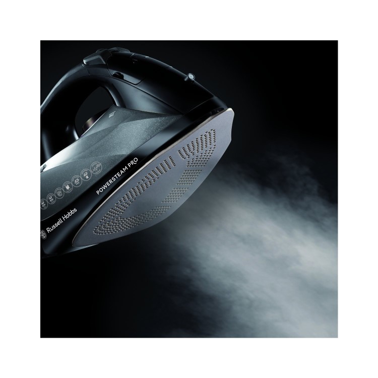 Russell Hobbs 19330 Powersteam 2750W Steam Iron Black And Grey