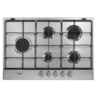 GRADE A1 - As new but box opened - Whirlpool AKR315IX Stainless Steel Five Burner 73cm Gas Hob