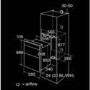 GRADE A1 - As new but box opened - CDA DC940BL Electric Built-in Fan Double Oven With Touch Control Timer - Black