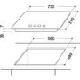 GRADE A1 - As new but box opened - Whirlpool AKR315IX Stainless Steel Five Burner 73cm Gas Hob
