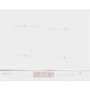 GRADE A2 - Light cosmetic damage - De Dietrich DTi1105WE 65cm Wide Four Zone Induction Hob In White Glass
