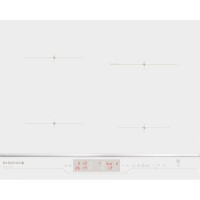 GRADE A2 - Light cosmetic damage - De Dietrich DTi1105WE 65cm Wide Four Zone Induction Hob In White Glass