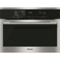 GRADE A2 - Light cosmetic damage - Miele H6100BMclst EasyControl 1000W Multifunction Built-in Combi Microwave Oven - CleanSteel