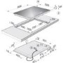 GRADE A1 - As new but box opened - Miele KM3034 81cm Wide 5 Burner Gas-on-glass Hob
