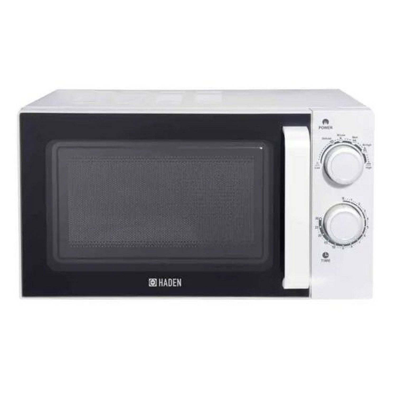 Freestanding Solo Microwave Oven 700W Stainless Steel Interior Manual Controls