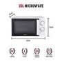 Haden 195678 20L Freestanding Solo Microwave Oven – 700W Stainless Steel Interior Manual Controls White