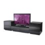 GRADE A1 - As new but box opened - UK-CF Vienna Gloss Black TV Cabinet - Up to 42 Inch