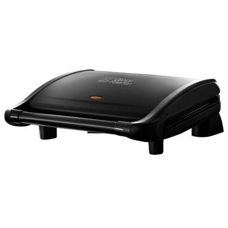 George Foreman 19580 Jul13 Gf Entertaining Grill 7 Portions Black
