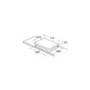 GRADE A2 - Light cosmetic damage - CDA 4Q5SS Q-style Five Burner Gas-on-glass Hob Stainless Steel