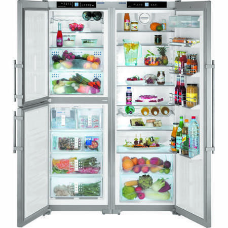 GRADE A1 - As new but box opened - liebherr SBSES7353 Frost Free American Fridge Freezer with BioFresh  without Ice Maker