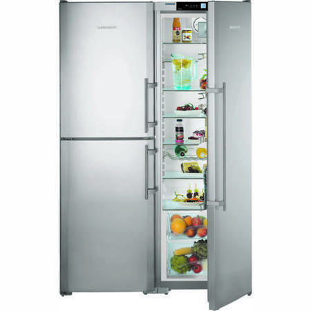 GRADE A1 - As new but box opened - liebherr SBSES7353 Frost Free American Fridge Freezer with BioFresh  without Ice Maker