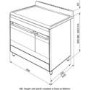 GRADE A1 - As new but box opened - Smeg CC92MX9 Cucina Double Cavity 90cm Dual Fuel Range Cooker - Stainless Steel