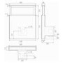GRADE A1 - As new but box opened - Best HOOD-BE-LI-60-WH Lift 60cm Downdraft Extractor - White Glass